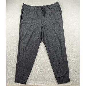 FLX Men's XL Gray Heather Activewear Athletic Pull‎ On Jogger Pants Sweatpants